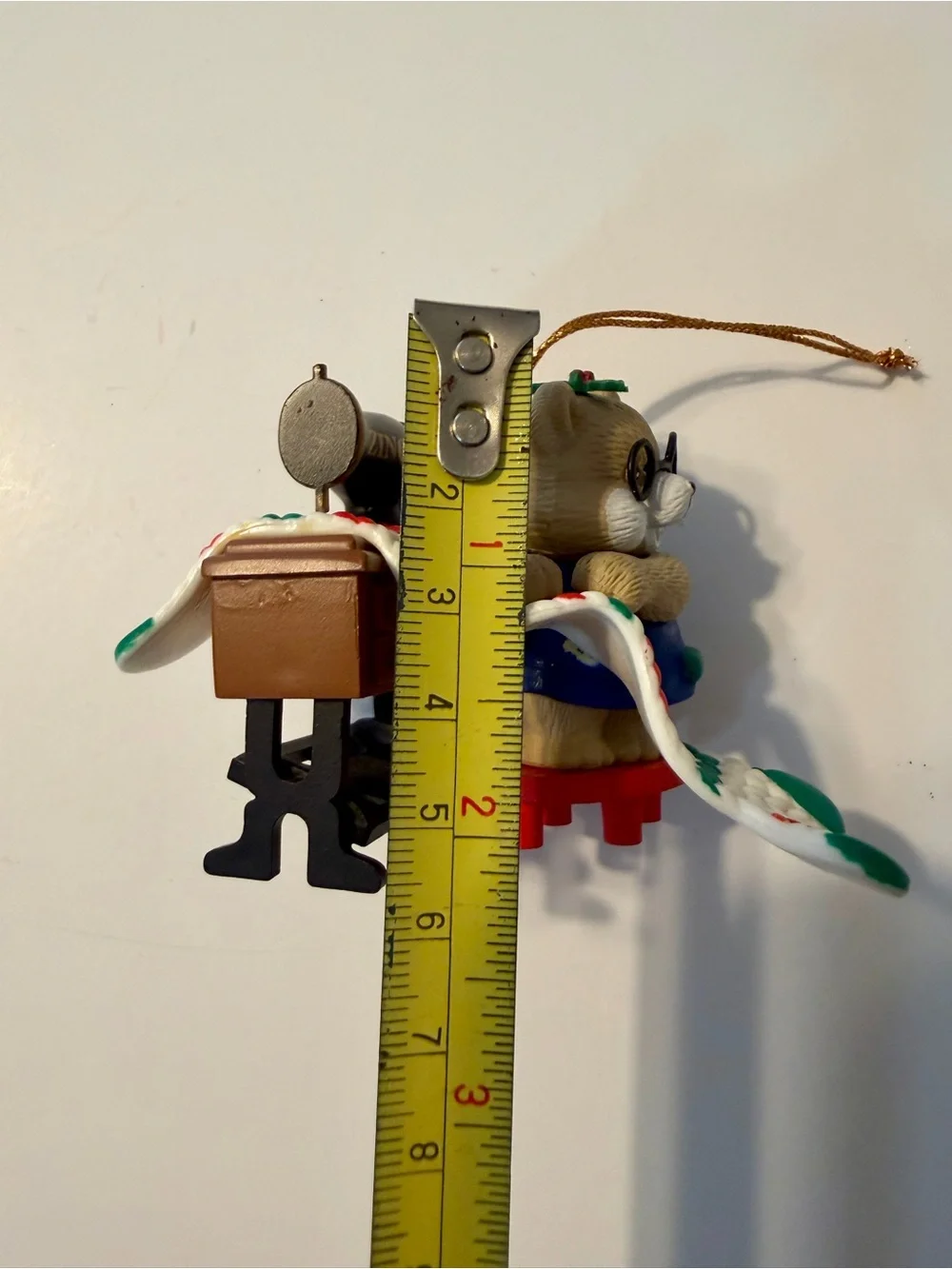 Hallmark Westmar Ensco Animal Christmas Ornaments Medium Resin Set Of 3 Hanging